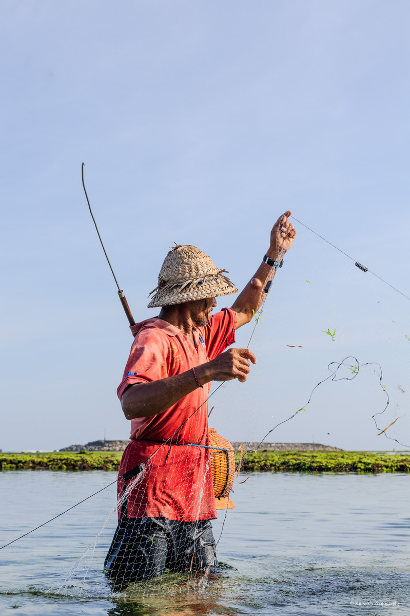 Fisherman in Bali