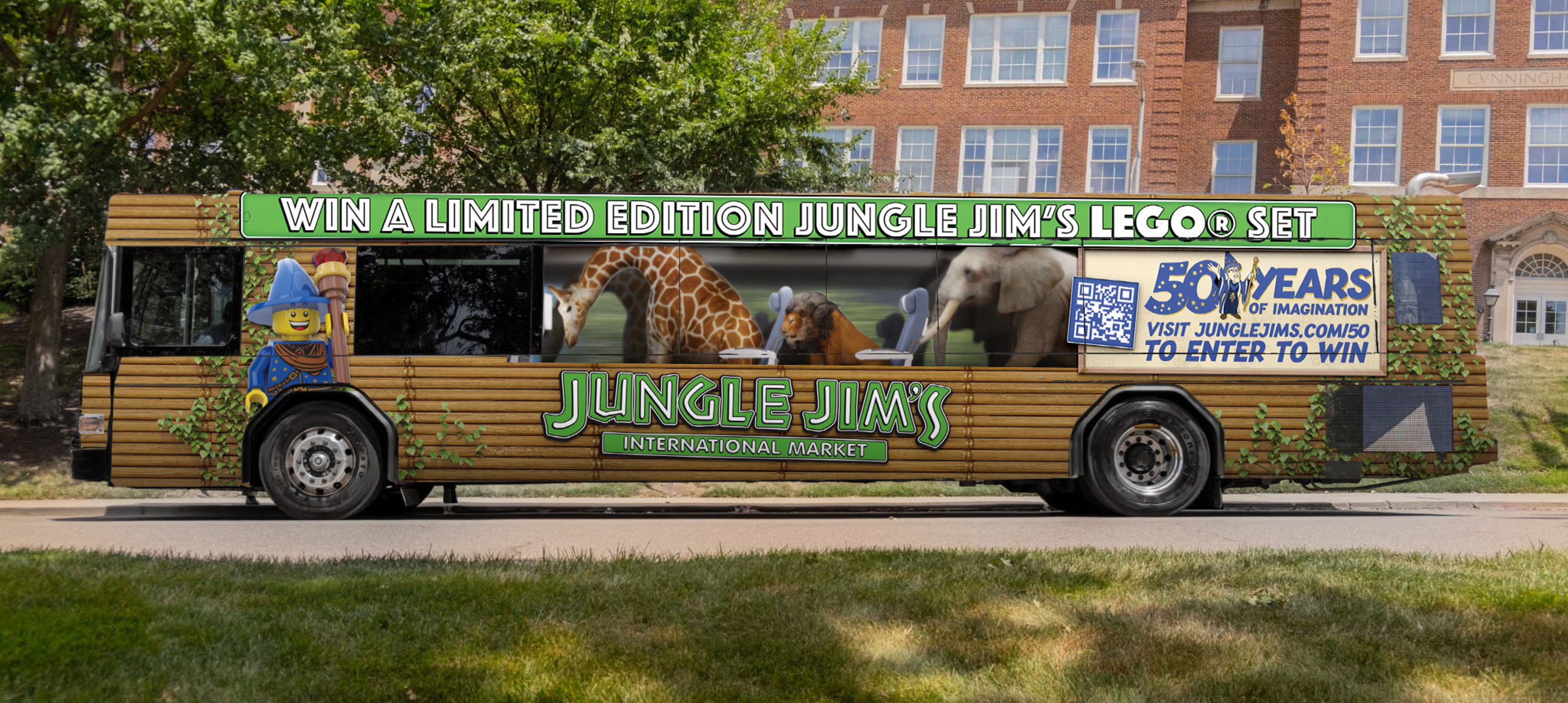 Bus wrap design