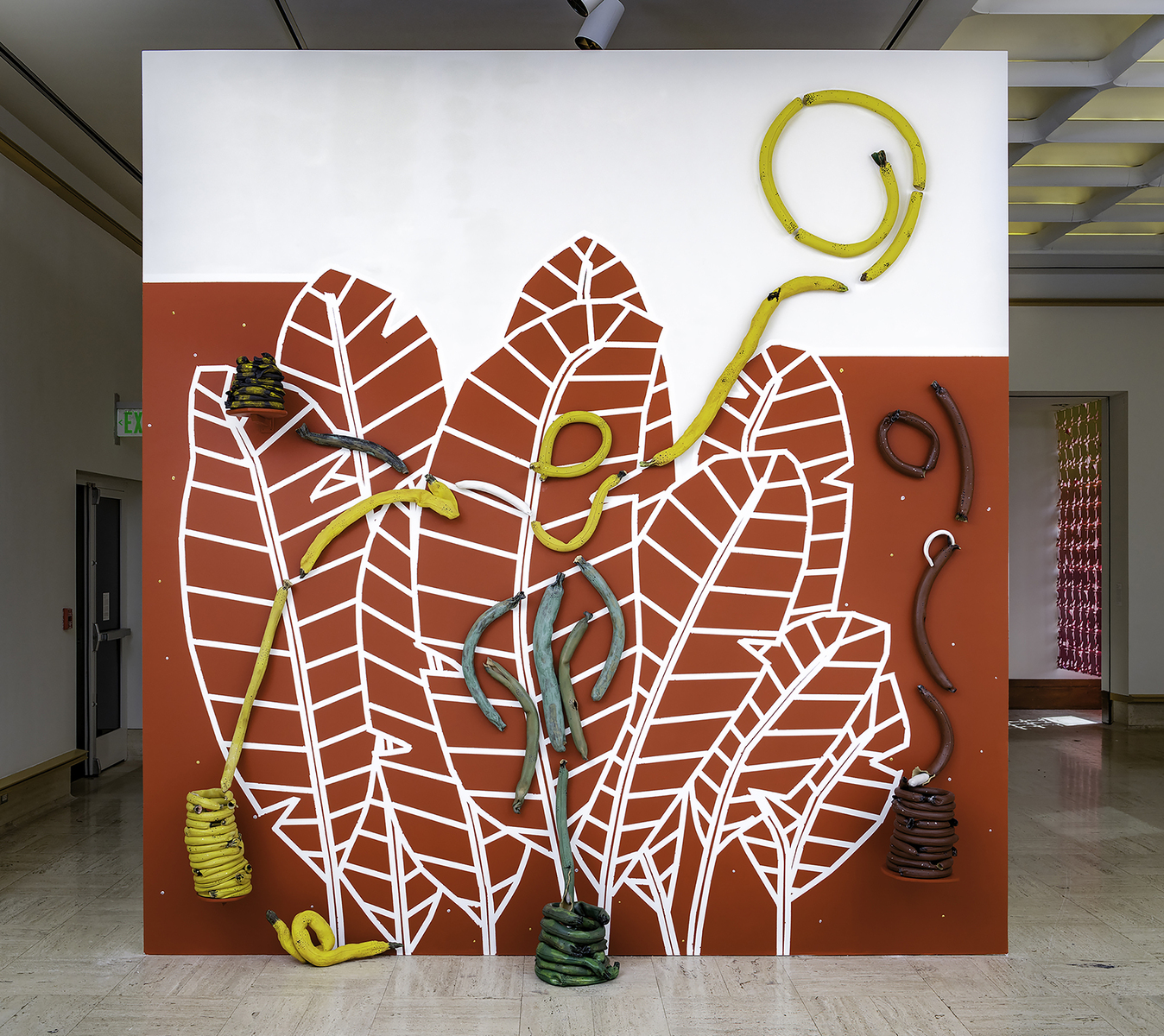 The Banana Mural: Banana Tree Flowers