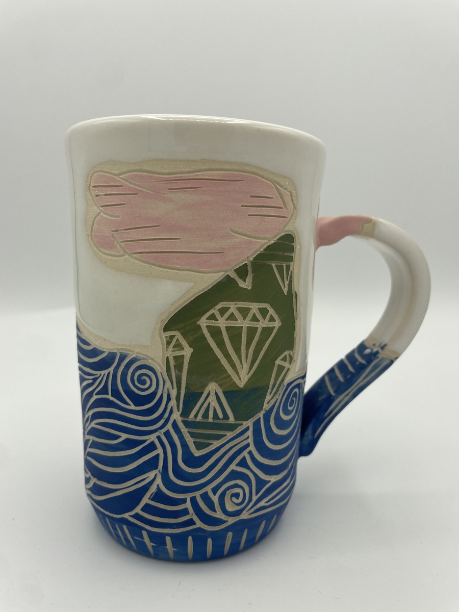 Sky of diamonds mug