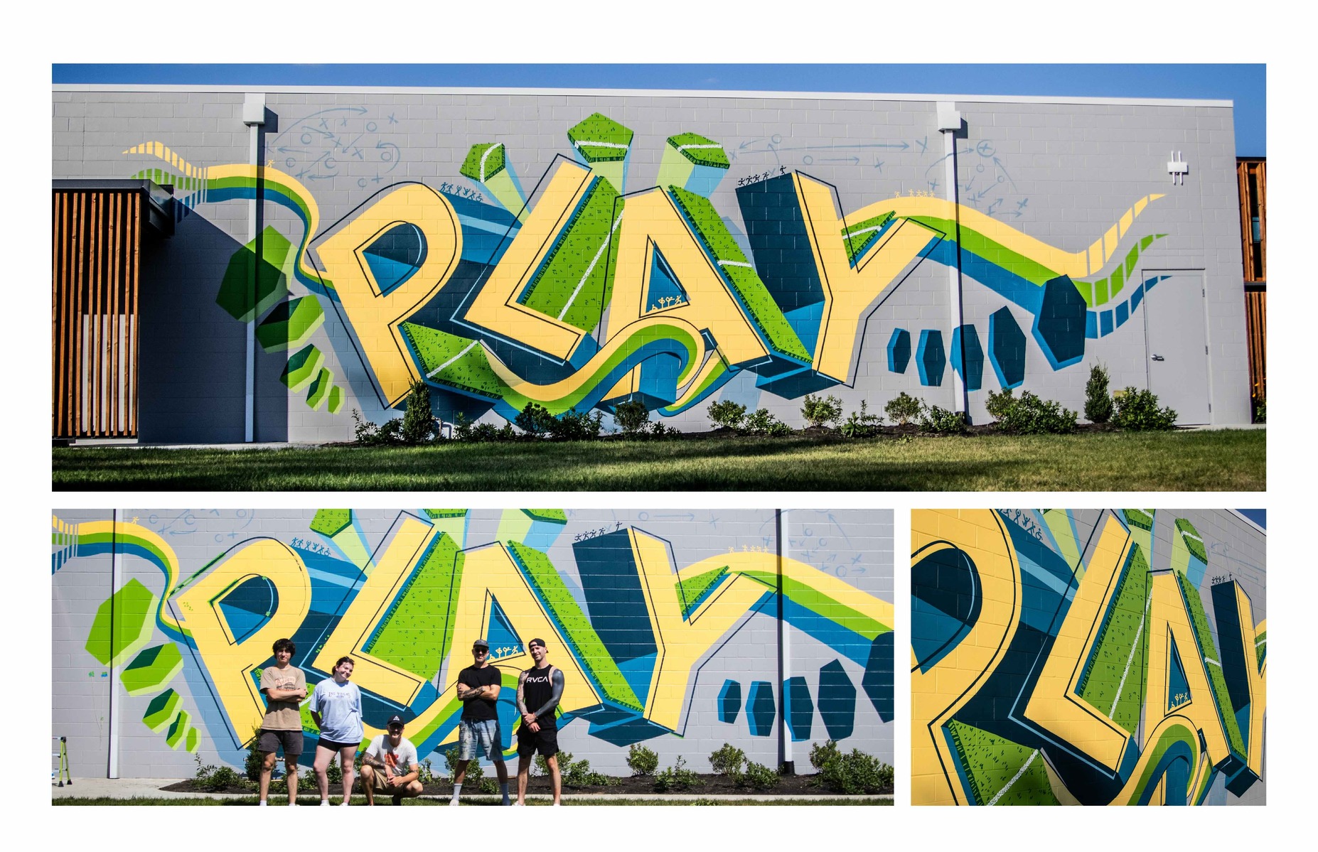 Playing Field mural