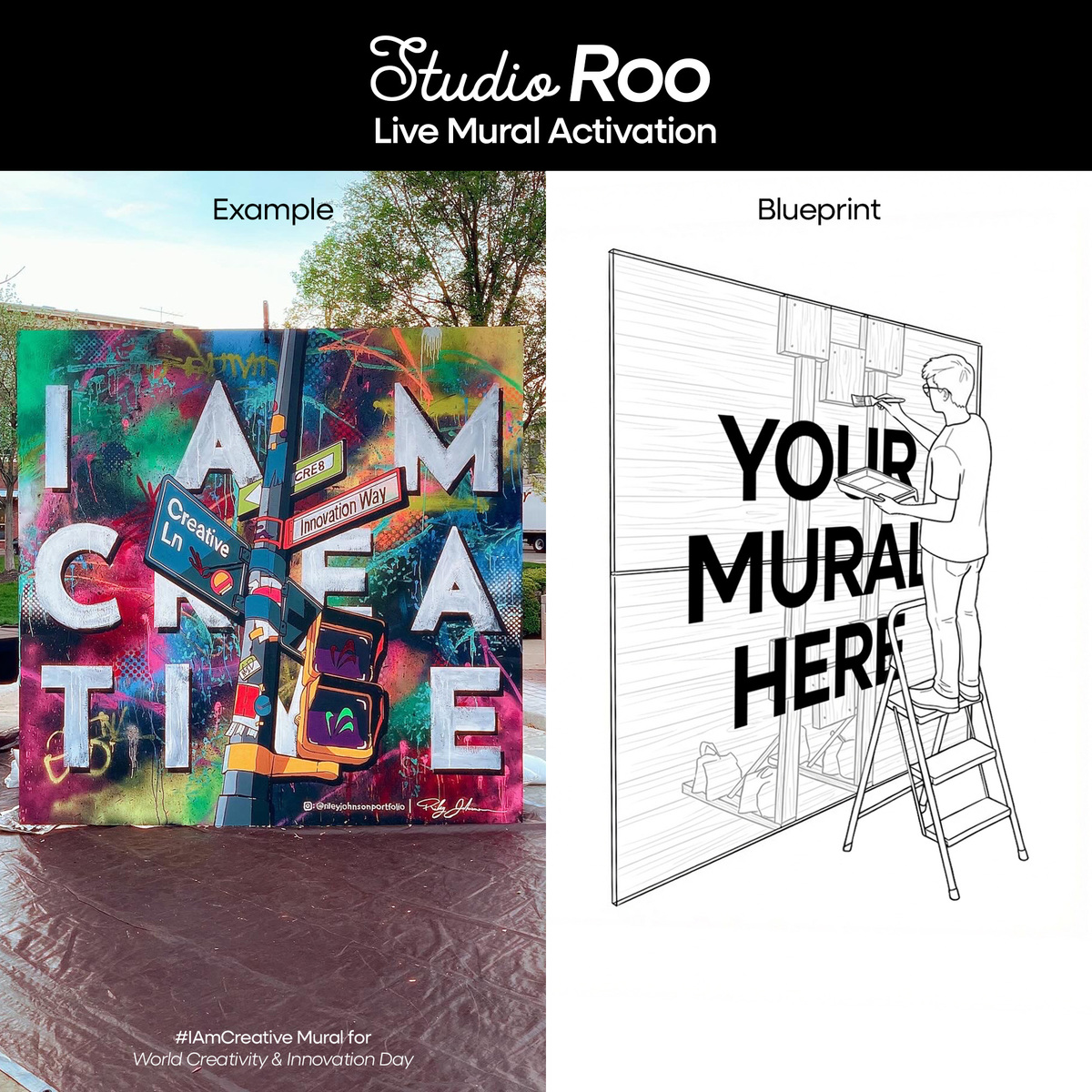 BLINK Idea - Live Mural Activation